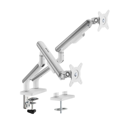 LDT68 C024 / 17"-32". 2-9kg. PLONAS. DVIEJŲ MONITORIŲ STALO LAIKIKLIS. MECHANINĖ SPYRUOKLĖ
